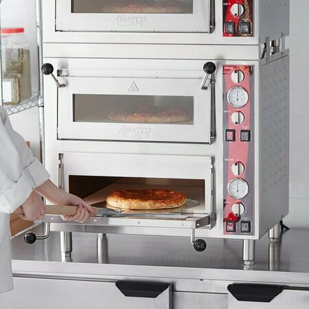AVANTCO DPO-2DD Quadruple Deck Pizza/Bakery Oven with Four Independent Chambers; 2 3200W 240V 177DPO2DD